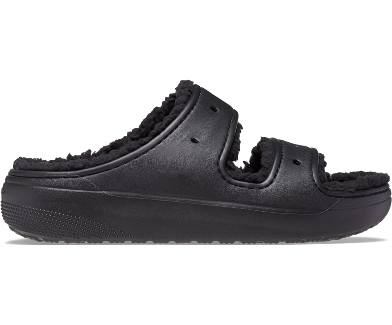 Crocs Classic Cozzzy Sandal - Black/Black-2